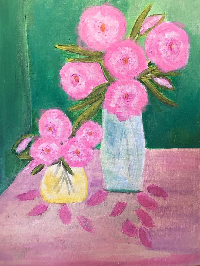 Abstract Peonies