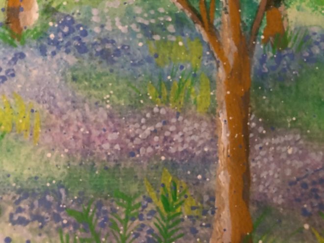 Springtime Bluebells