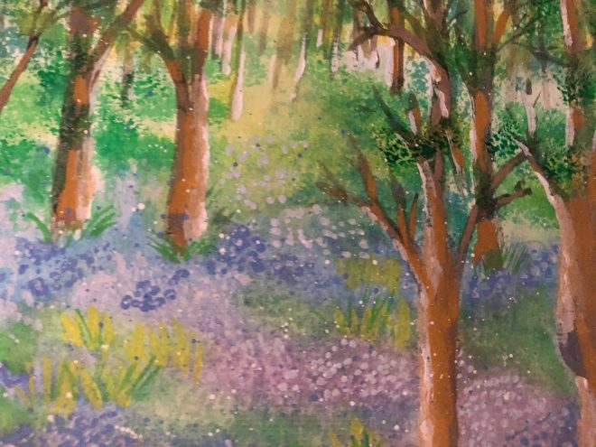 Springtime Bluebells
