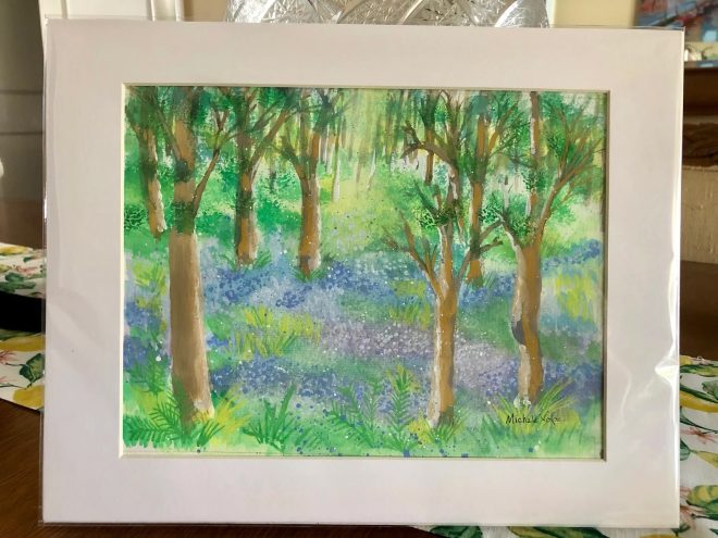 Springtime Bluebells