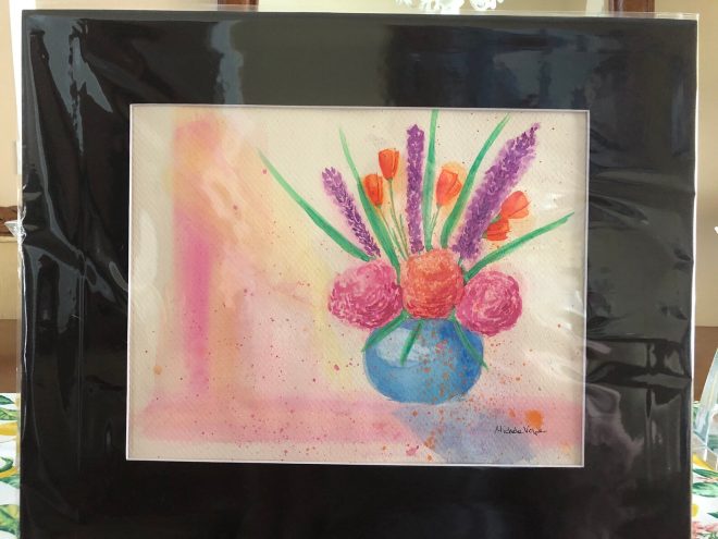 Spring Floral Arrangement with Peonies