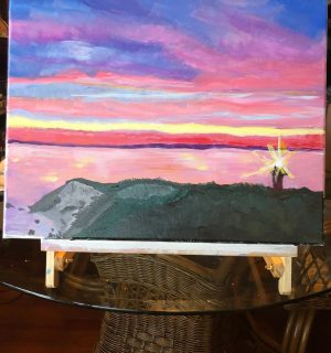Sunset at Gay Head Lighthouse on Martha’s Vineyard