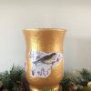 Gold Flower Vase